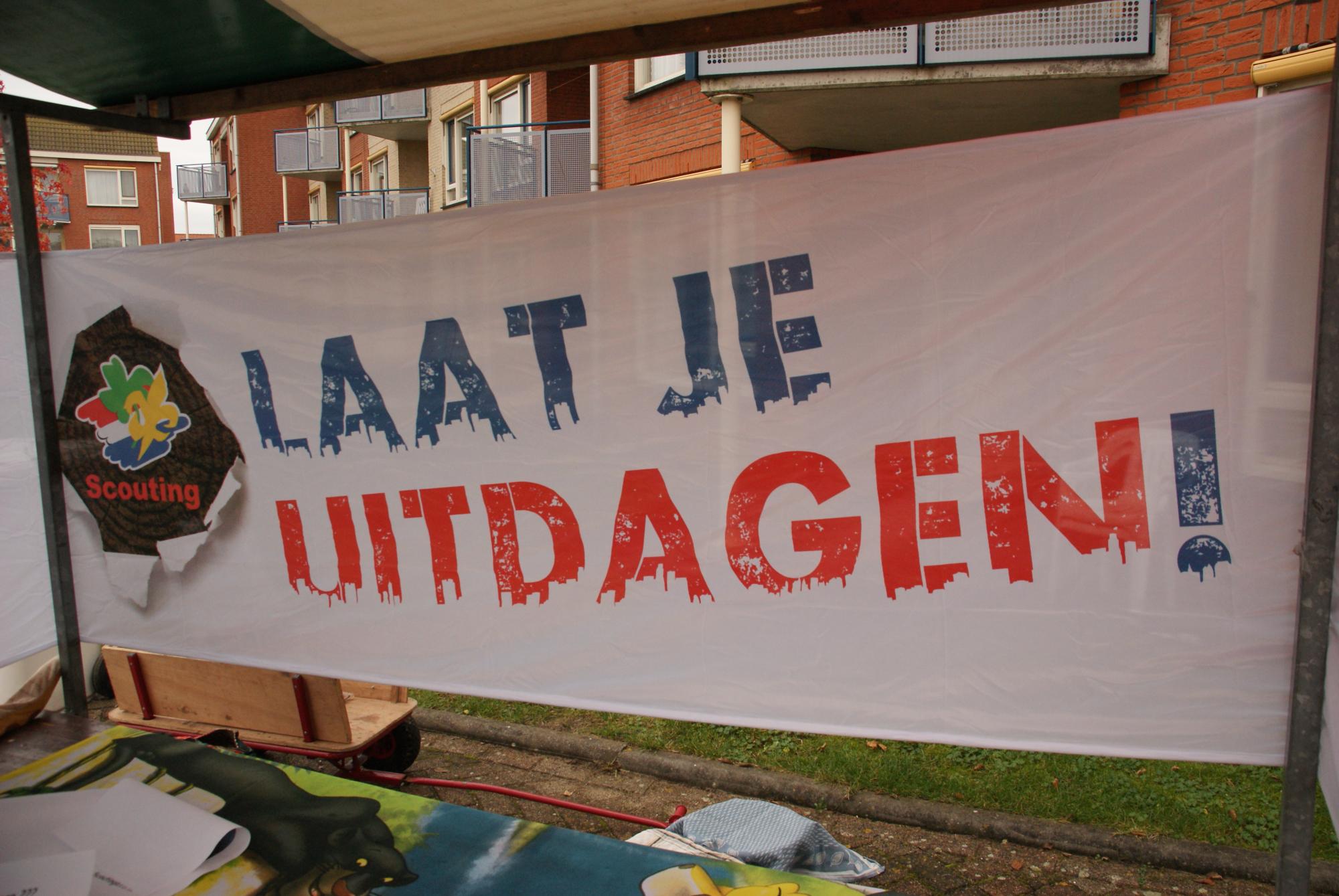 Laatje uitdagen